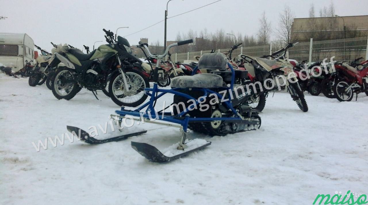 Облегченный снегоход Хаски + подарок волокуши в Санкт-Петербурге. Фото 2
