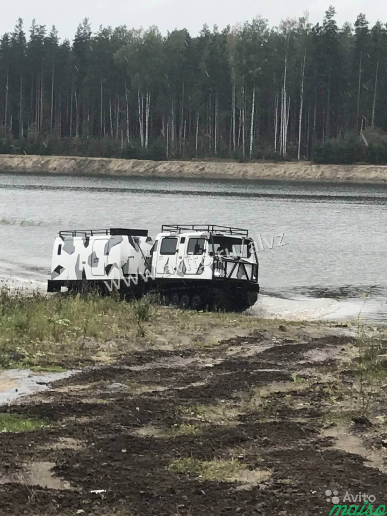 Гусеничный вездеход-амфибия BV-206 лось в Санкт-Петербурге. Фото 3