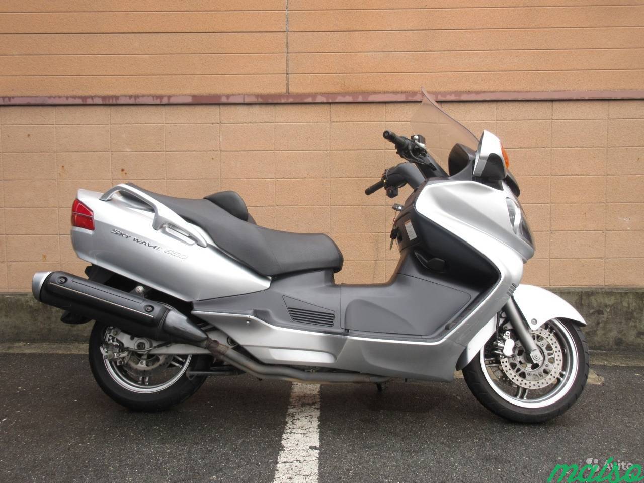 Suzuki Skywave 650 макси скутер 2004 год 24т.км в Санкт-Петербурге. Фото 2