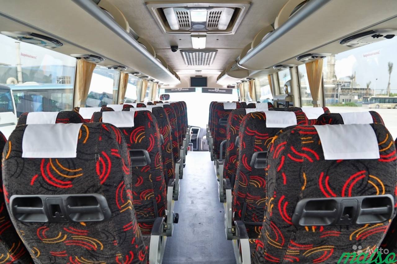 Туристический автобус Голден Драгон 6957 в Санкт-Петербурге. Фото 12