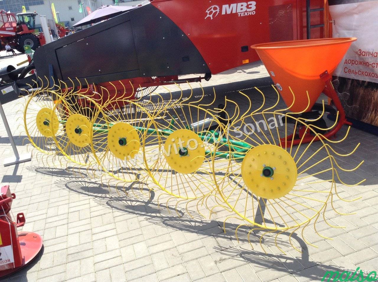 Грабли-ворошилки для тракторов (5 колес) в Санкт-Петербурге. Фото 1