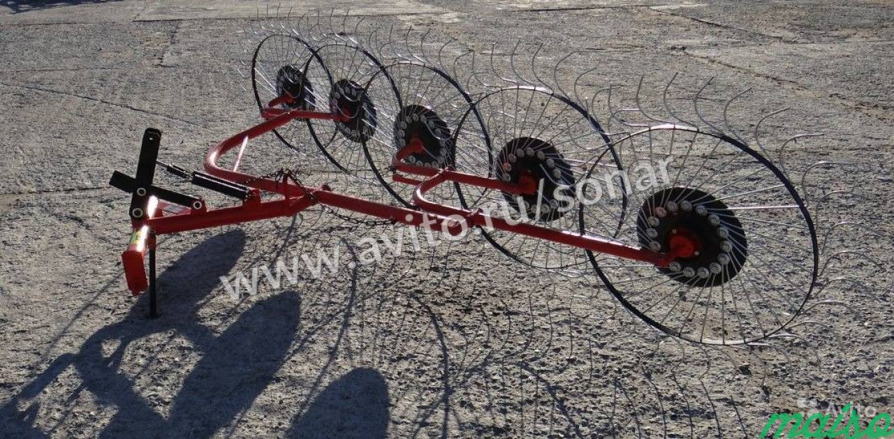 Грабли ворошилки PZ-250 (количество колес 5 шт) в Санкт-Петербурге. Фото 2