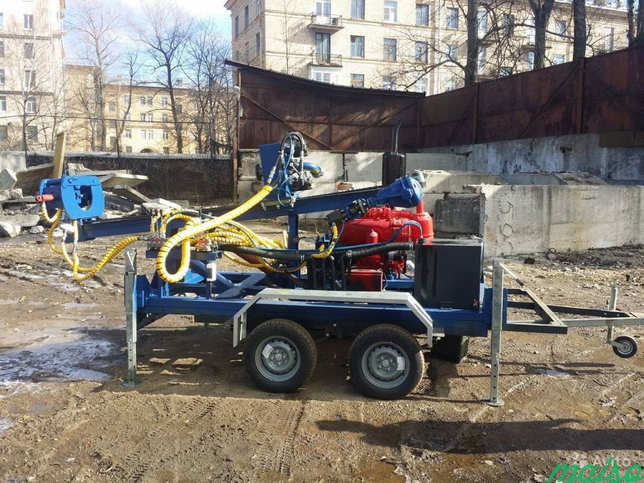 Буровая установка на двухосном прицепе в Санкт-Петербурге. Фото 6