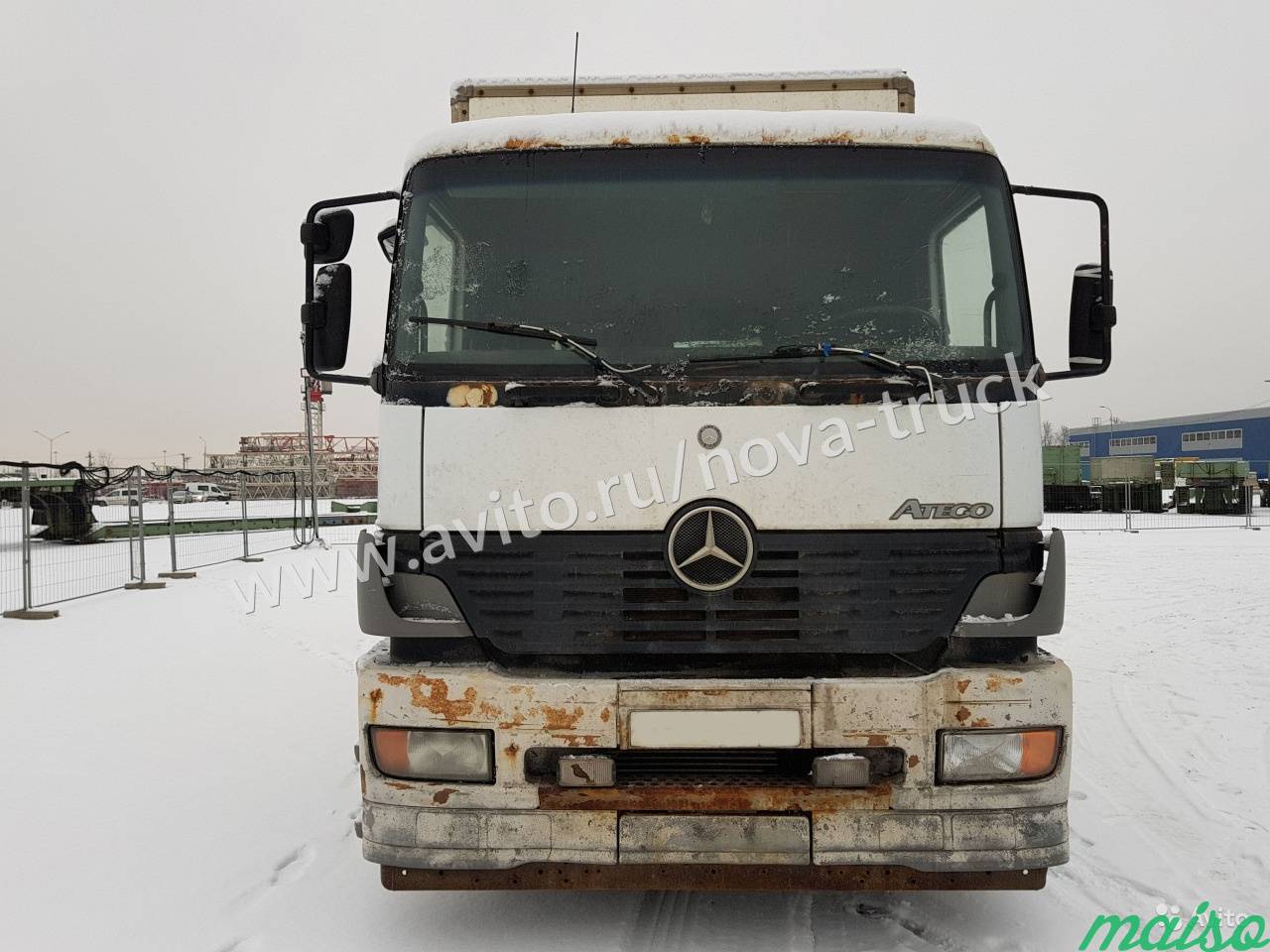 Промтоварный грузовик Mercedes Atego 2528, 2004 г в Санкт-Петербурге. Фото 2