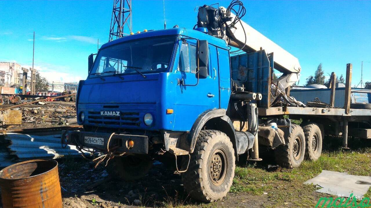 Камаз-43118 вездеход 6х6 с краном инман гп 9 тонн в Санкт-Петербурге. Фото 3
