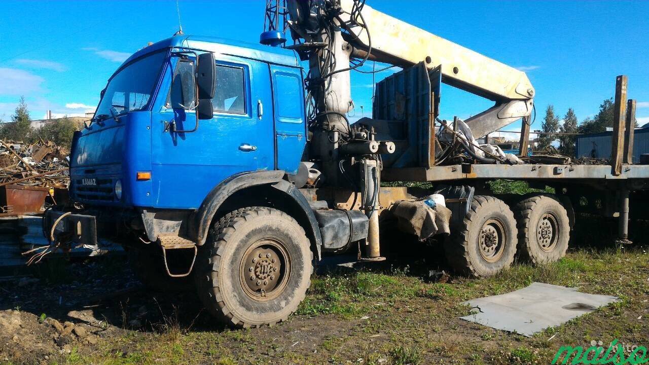 Камаз-43118 вездеход 6х6 с краном инман гп 9 тонн в Санкт-Петербурге. Фото 2