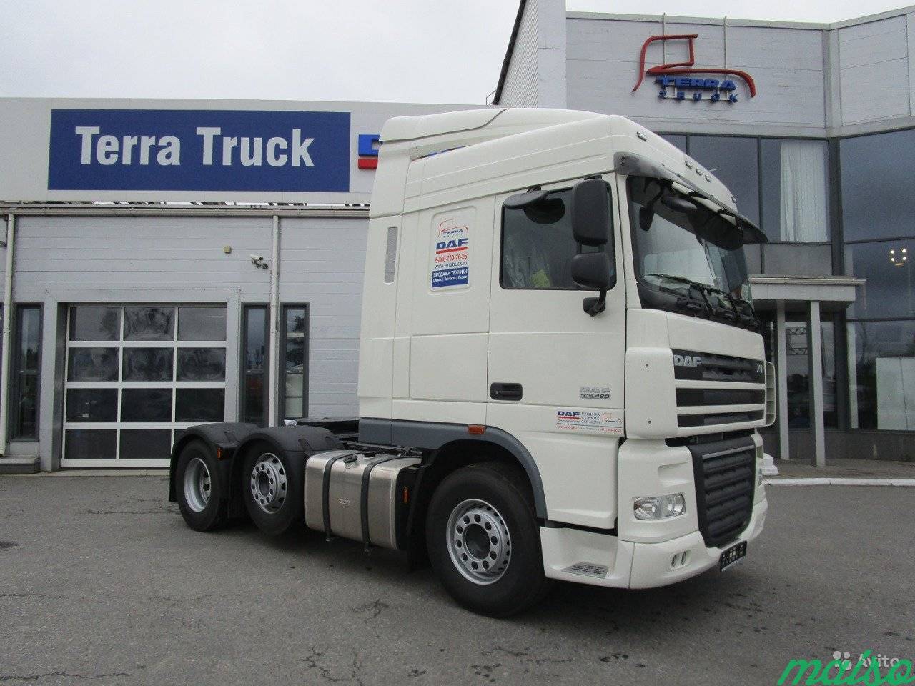 Тягач даф DAF FTG XF105.460 6х2 адр в Санкт-Петербурге. Фото 1