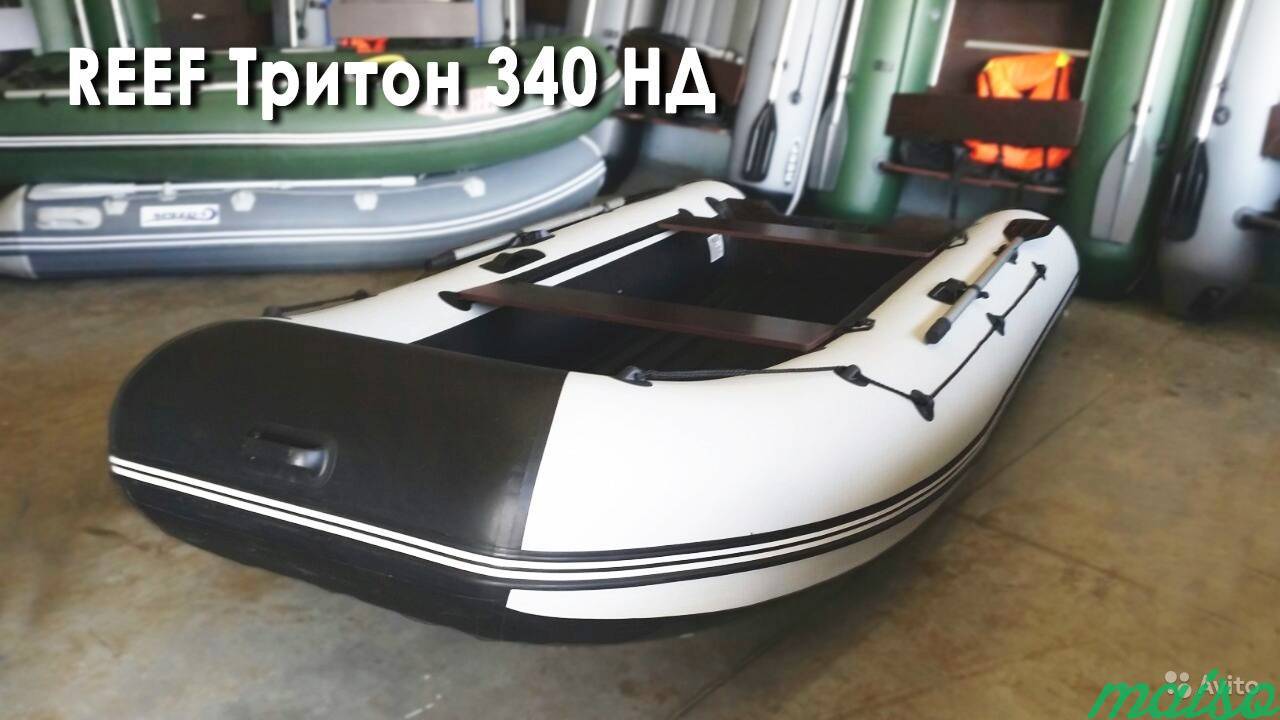Лодка надувная Reef Тритон 340нд в Санкт-Петербурге. Фото 1