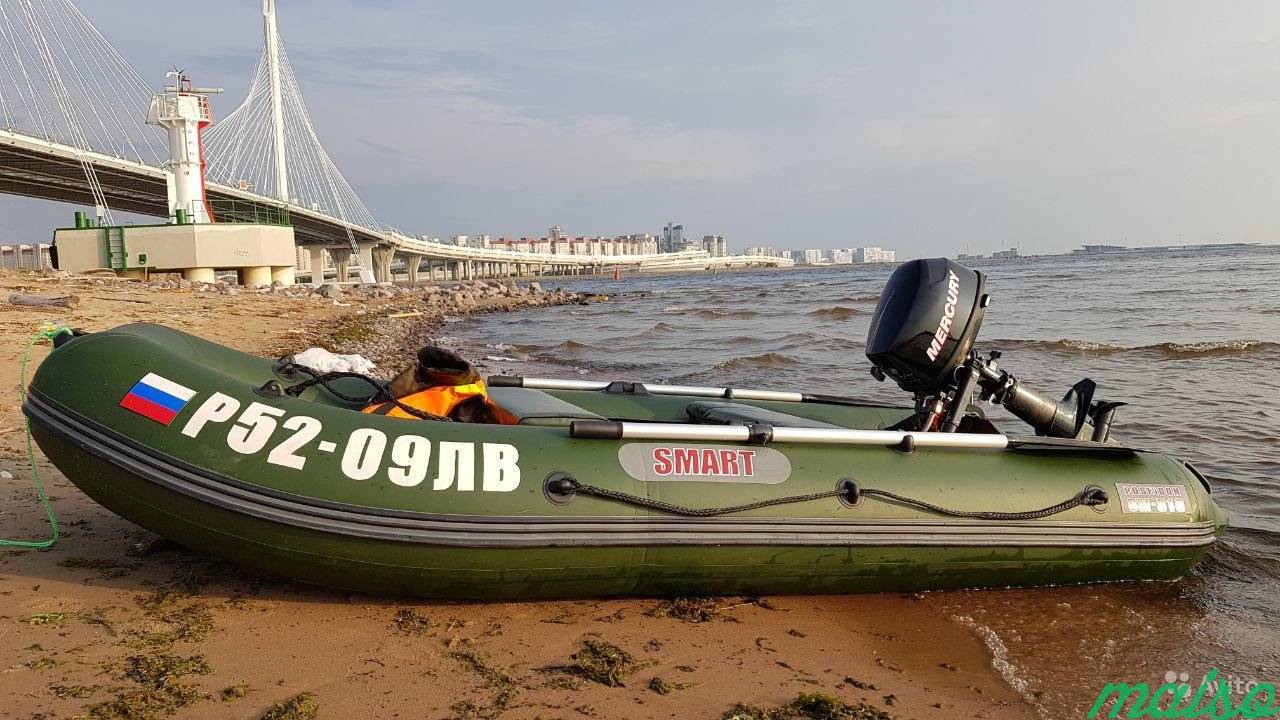 Лодка Смарт 310LE с мотором Mercury F 5 M в Санкт-Петербурге. Фото 2