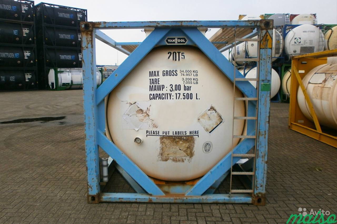 Танк-контейнер, контейнер-цистерна - 17.500 л в Санкт-Петербурге. Фото 10