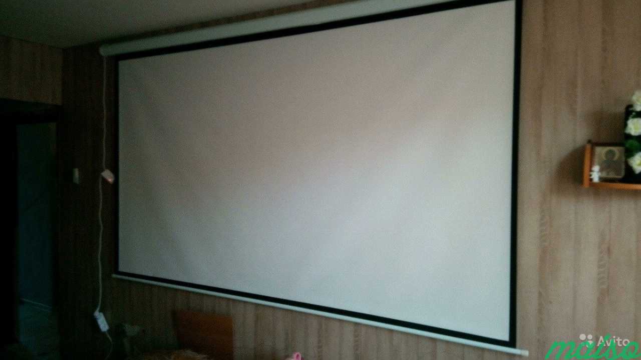 Экран для проэктора 120дюймов в Санкт-Петербурге. Фото 1