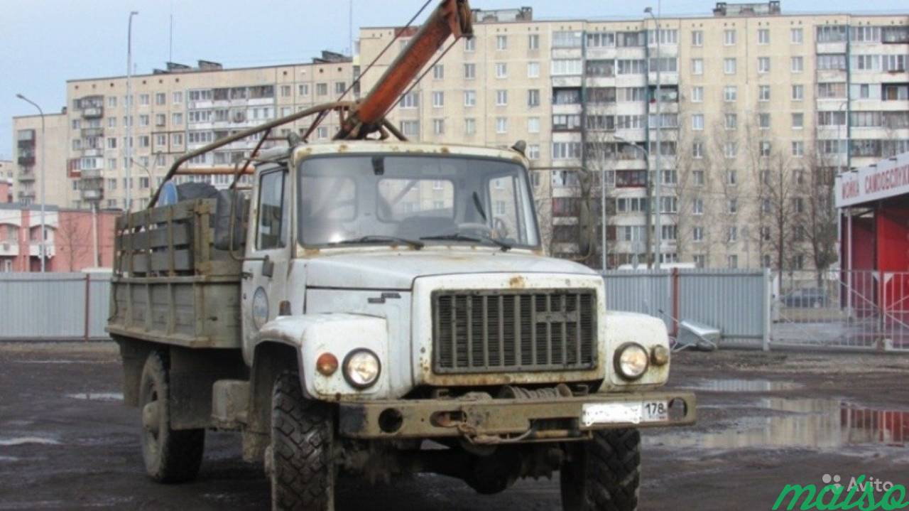 Вездеход-ямобур газ-3308 дизель с мощной лебедкой в Санкт-Петербурге. Фото 1