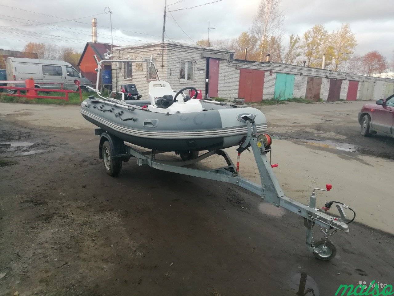 Лодка+мотор+прицеп в Санкт-Петербурге. Фото 1