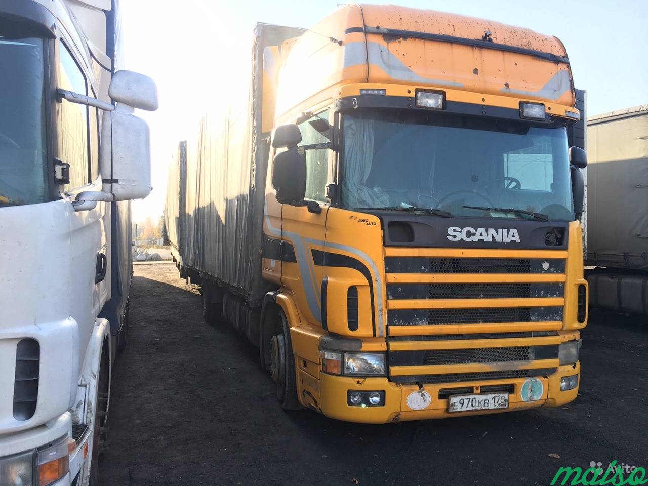 Scania R124 120м3 сцепка паровозик в Санкт-Петербурге. Фото 1