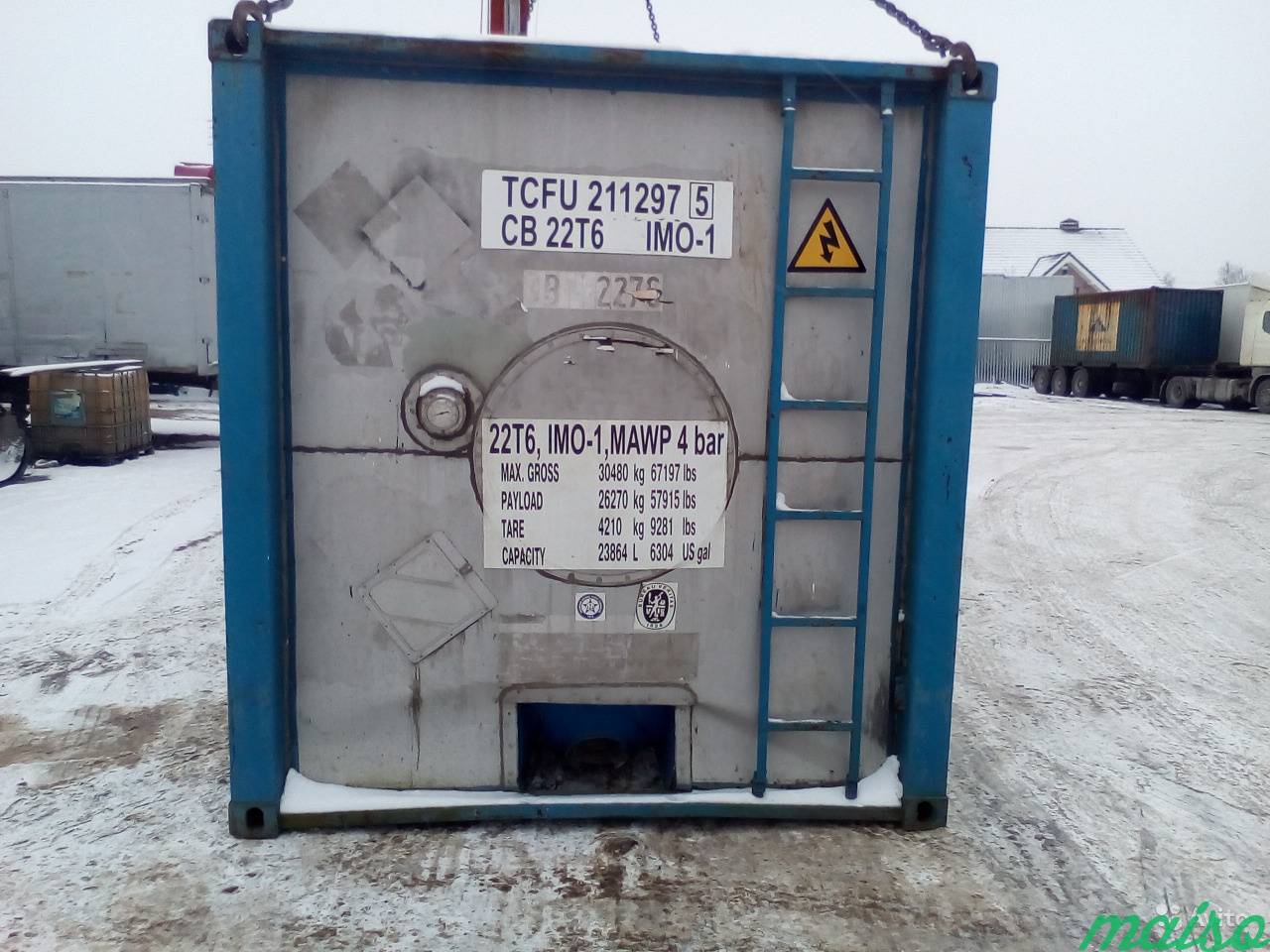 Танк-контейнер 24000л в Санкт-Петербурге. Фото 3