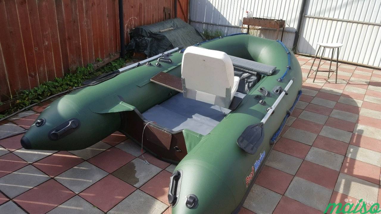 Лодка Profmarine 350 с надувным дном и мотором в Санкт-Петербурге. Фото 4