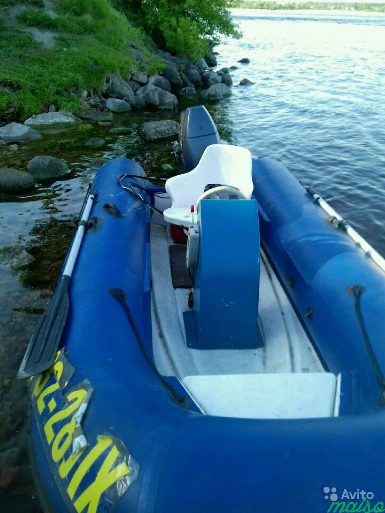 Лодка Риб с мотором Ямаха-30 в Санкт-Петербурге. Фото 2