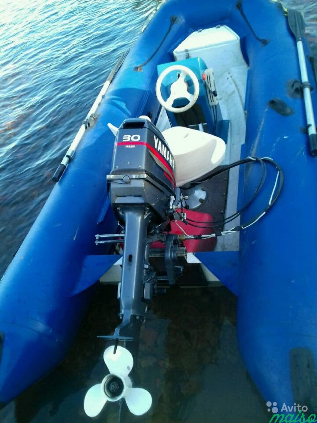 Лодка Риб с мотором Ямаха-30 в Санкт-Петербурге. Фото 4