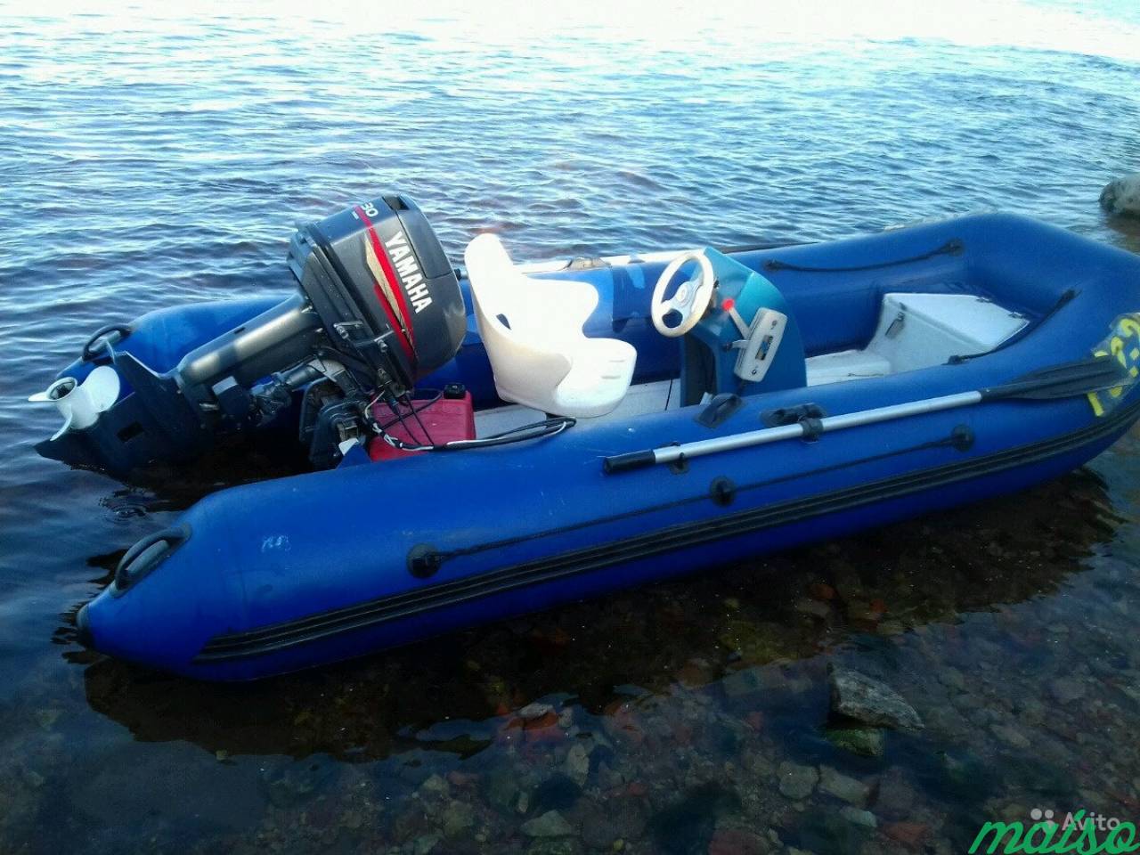 Лодка Риб с мотором Ямаха-30 в Санкт-Петербурге. Фото 5
