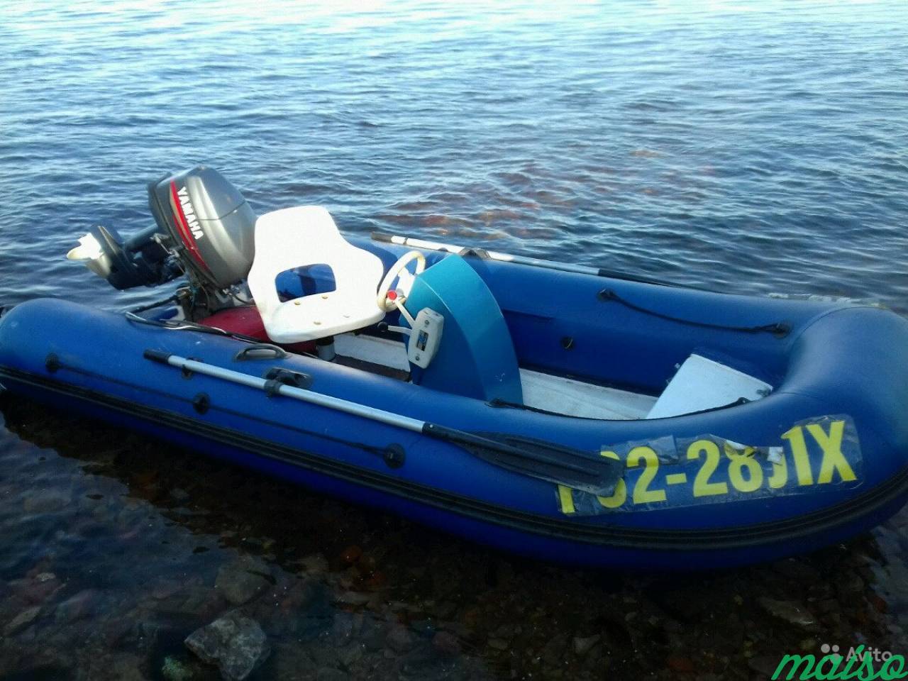 Лодка Риб с мотором Ямаха-30 в Санкт-Петербурге. Фото 1