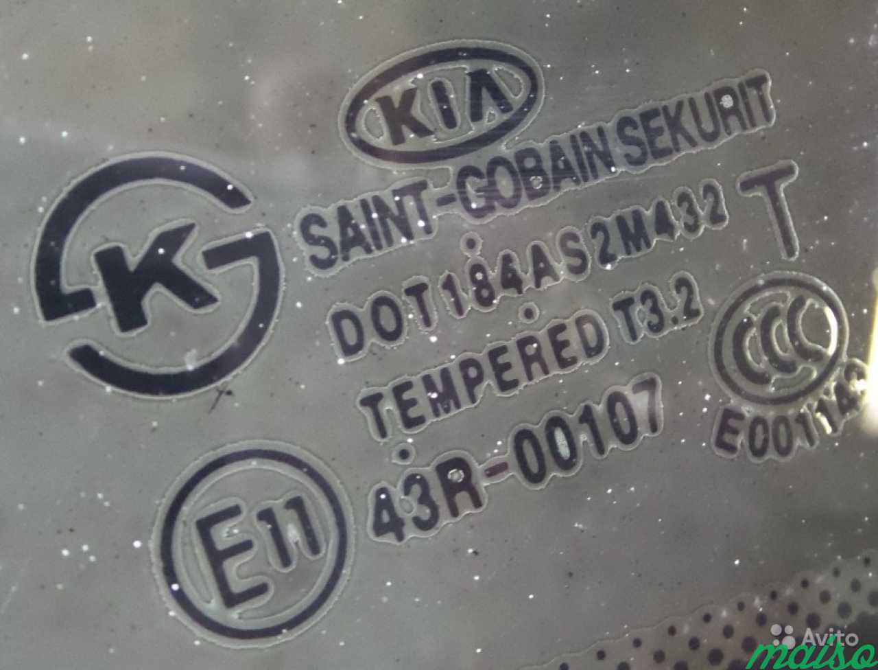 Стекло кузовное глухое правое Kia Ceed 2 универсал в Санкт-Петербурге. Фото 2