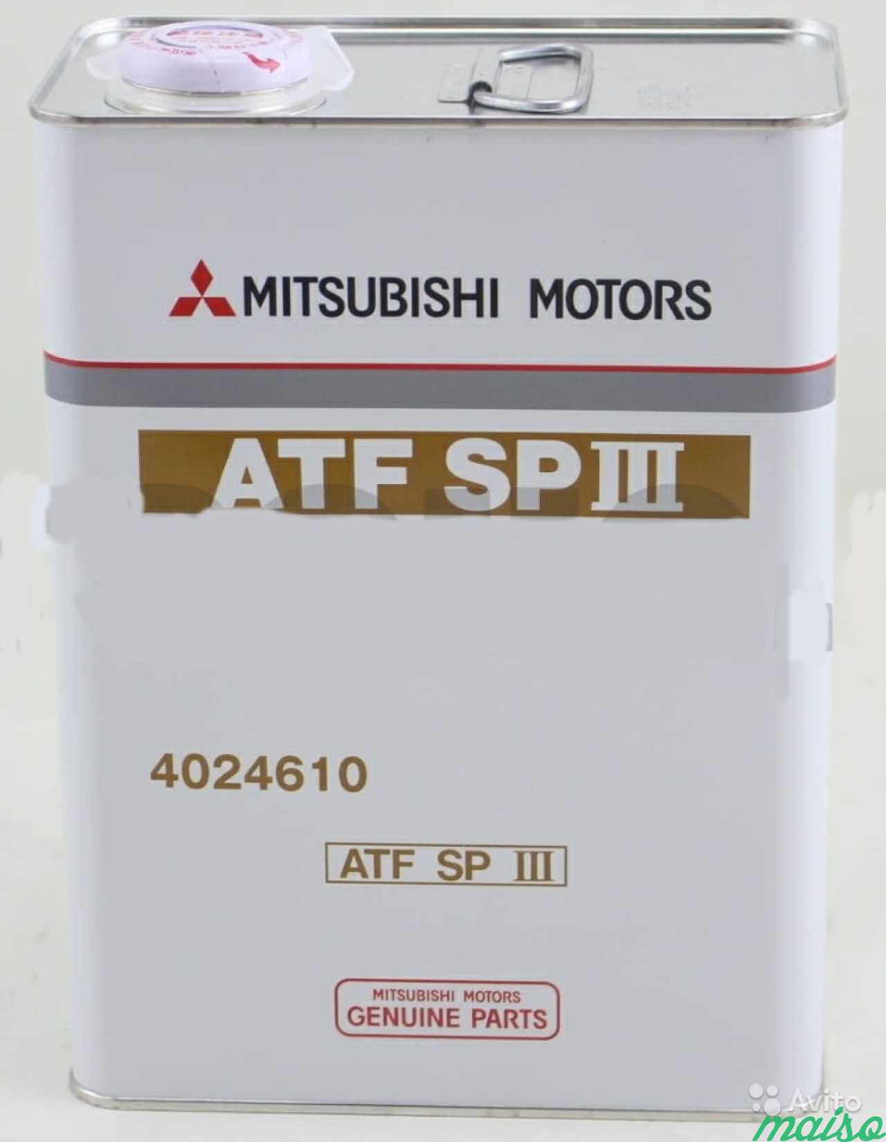 Atf sp3 4л. Mitsubishi ATF SP III 4024610. Mitsubishi ATF SP-III 4л. 4024610 Mitsubishi.