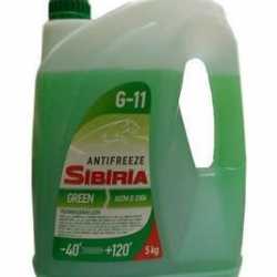 Антифриз Sibiria G-11 зеленый (5 kg)
