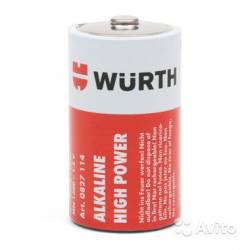 Батарейка LR20 1.5V (тип D) Wurth