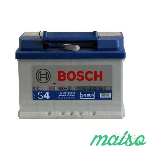 Аккумулятор Bosch бош - 60а/ч Доставка-Установка в Санкт-Петербурге. Фото 1