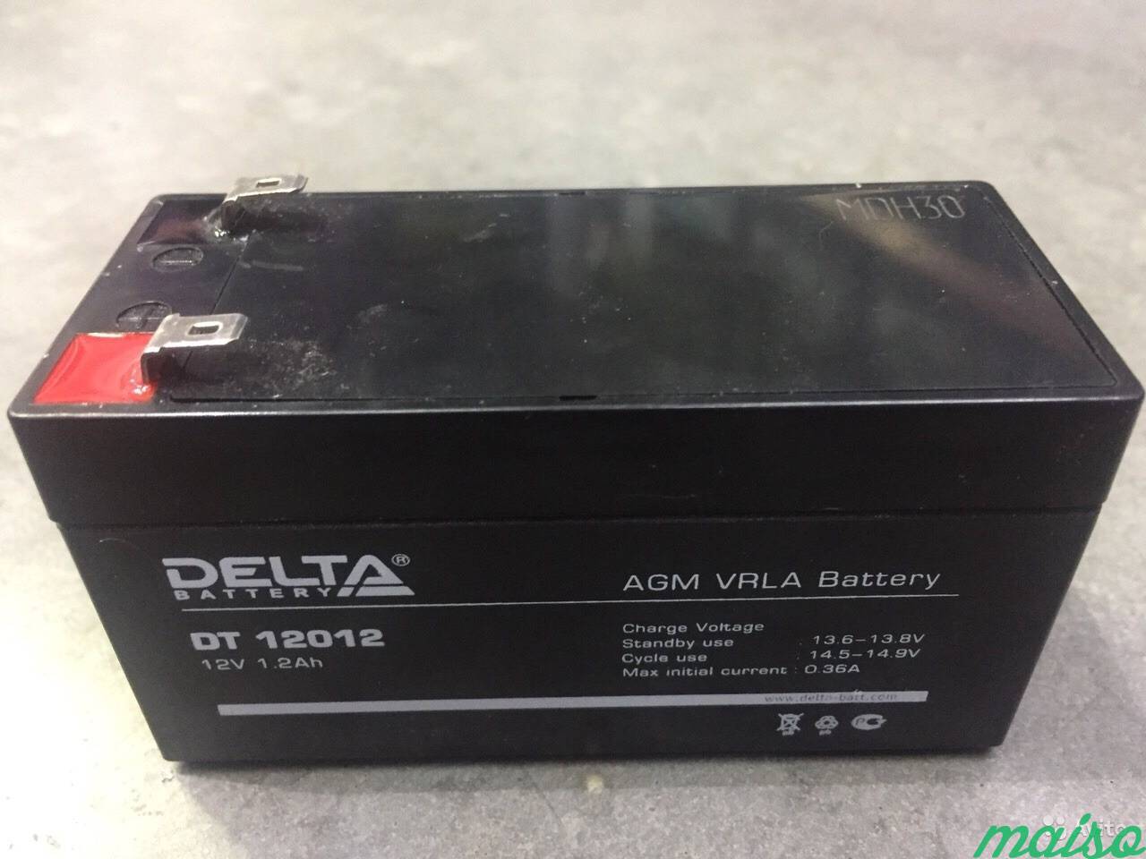 Аккумулятор Delta DT 12012 в Санкт-Петербурге. Фото 1