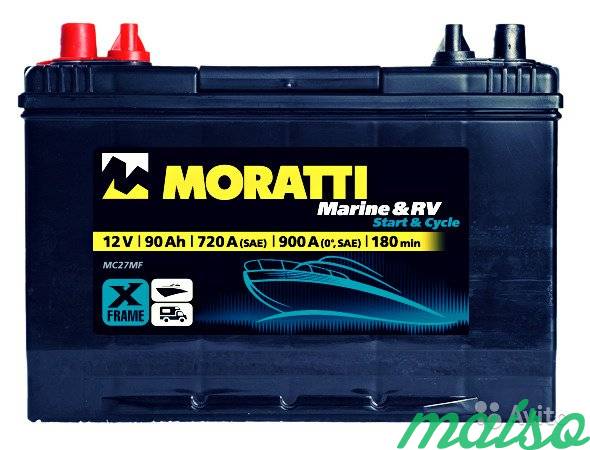 Аккумулятор Moratti Marine i RV Premium 90 ah в Санкт-Петербурге. Фото 1