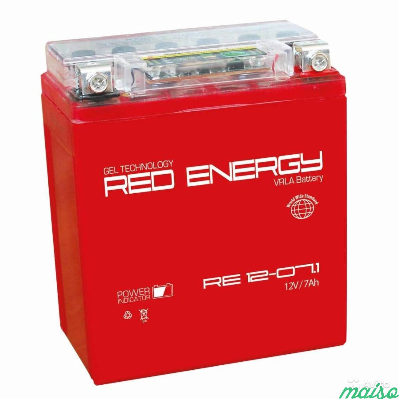 Аккумулятор Red Energy 1207.1 в Санкт-Петербурге. Фото 1