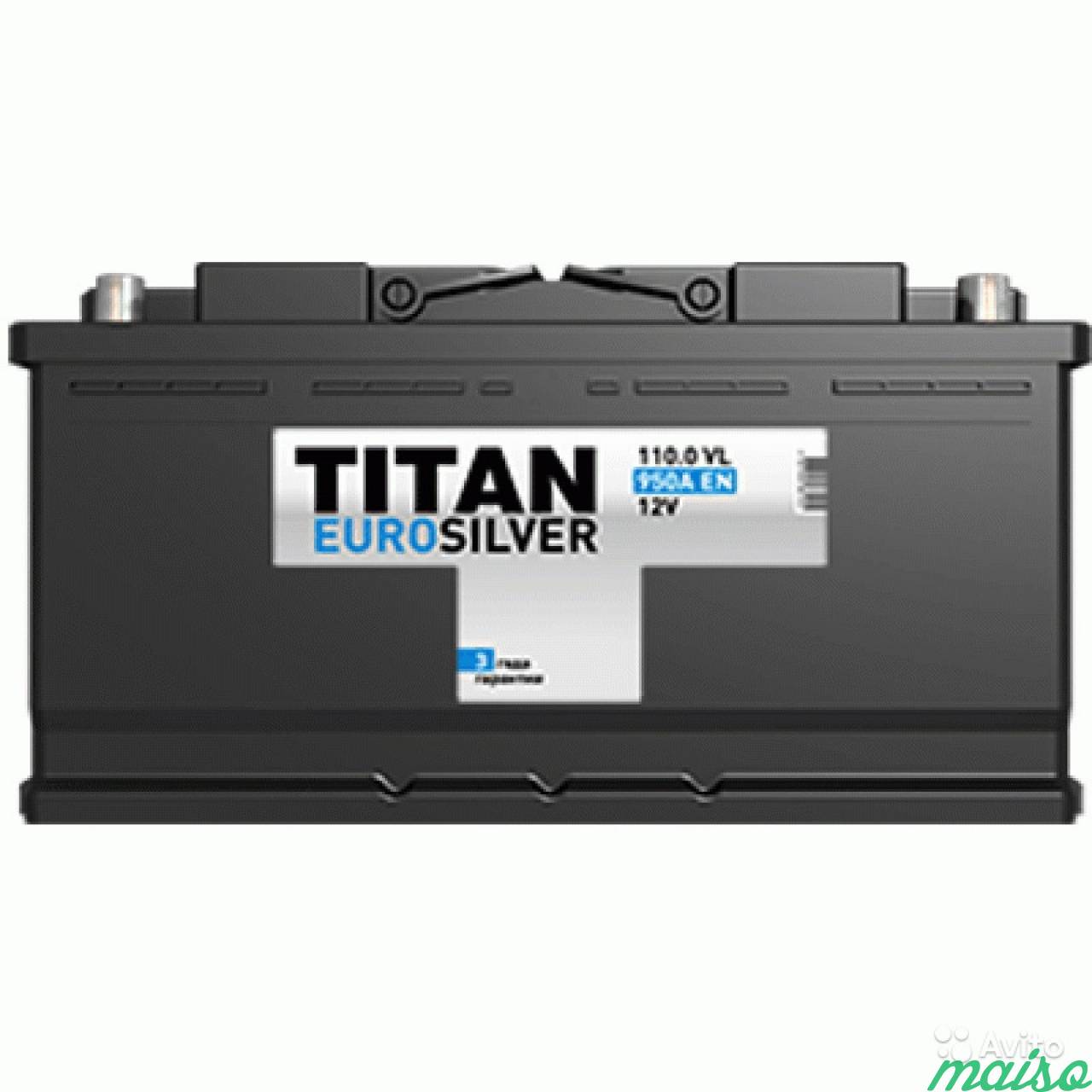Аккумулятор Titan eurosilver 110 Ач оп в Санкт-Петербурге. Фото 1