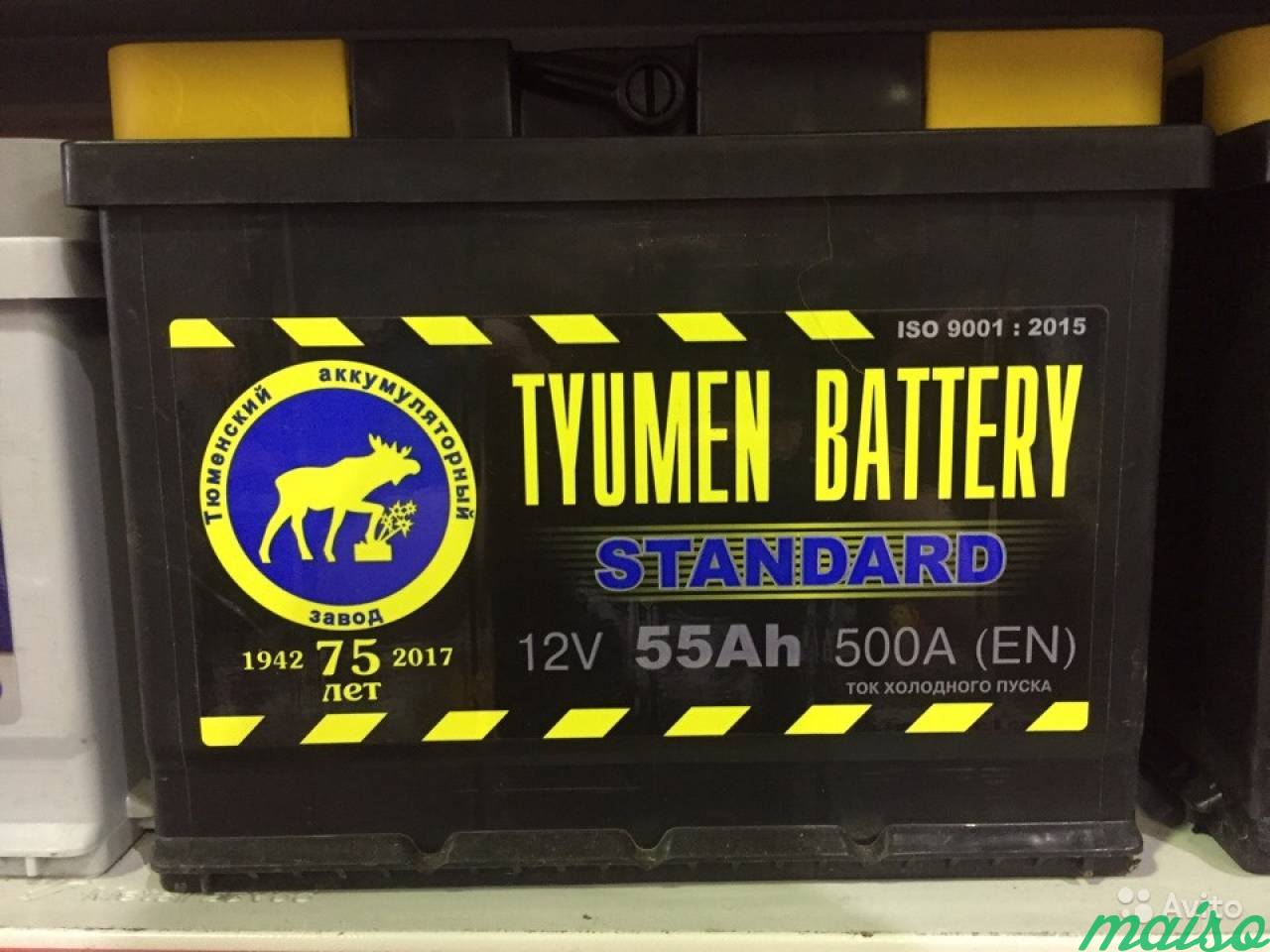 Аккумулятор Tymen batery standart 55 Ач в Санкт-Петербурге. Фото 1
