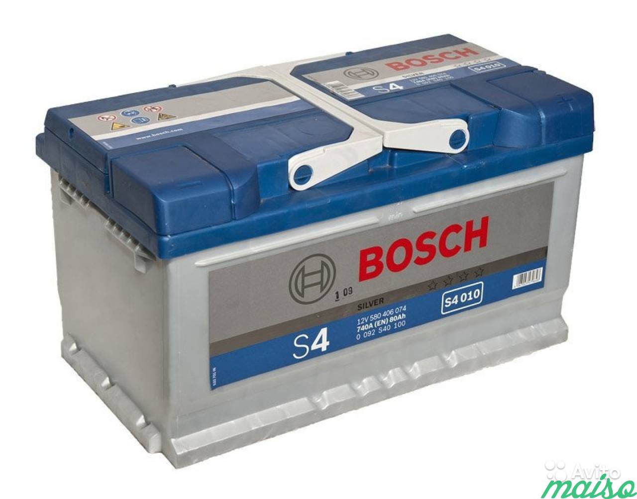 Bosch s4 купить. Аккумулятор Bosch 0092s40100. Bosch s4 010 80ah 740a. Аккумулятор Bosch 80ah. Аккумулятор бош 80 а/ч.