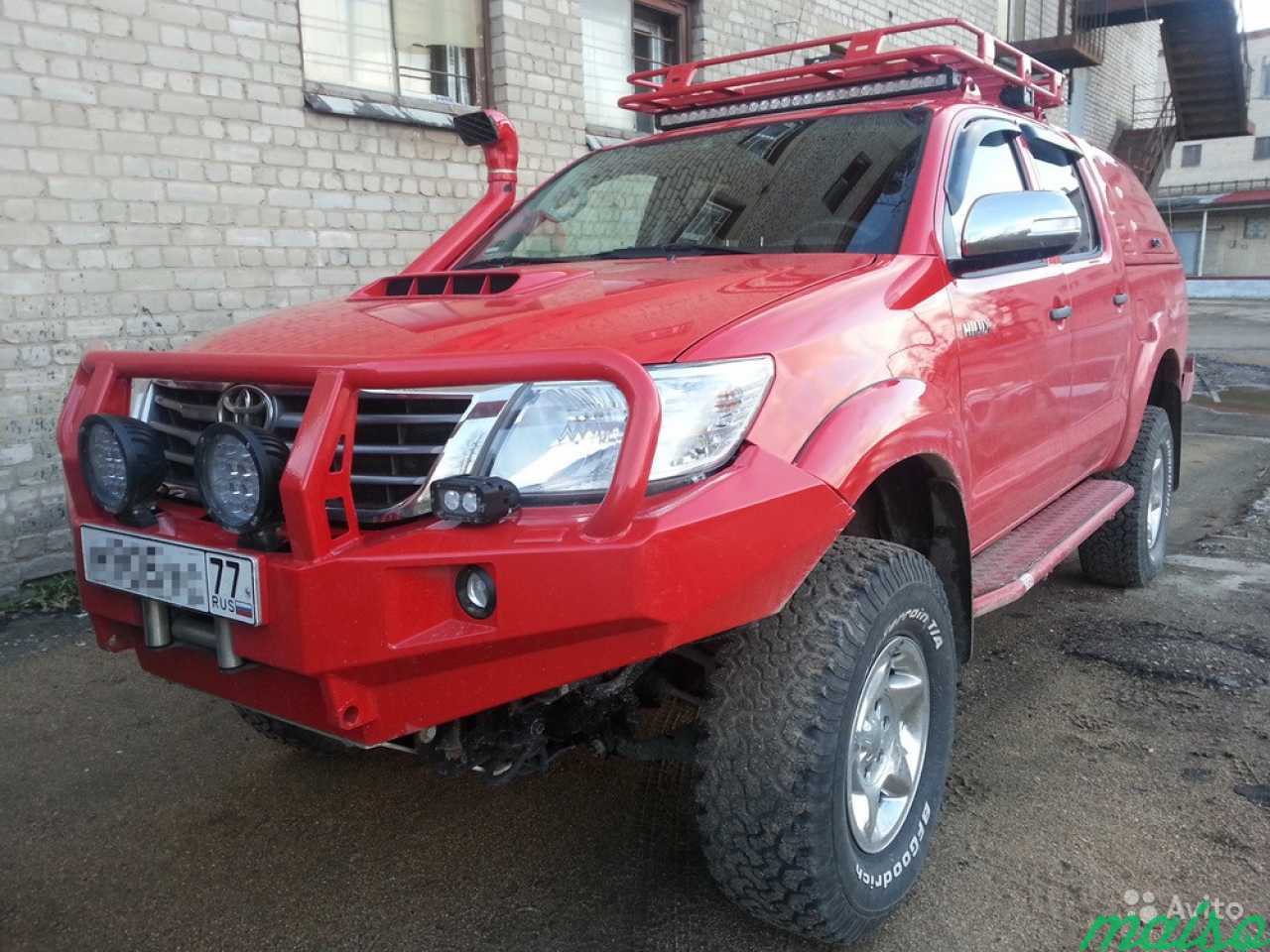 Багажник экспедиционный Toyota Hilux 2005-2014 в Санкт-Петербурге. Фото 1