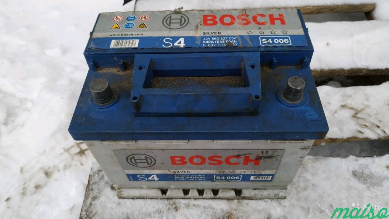 Акб Bosch 60Ah 540A в Санкт-Петербурге. Фото 1