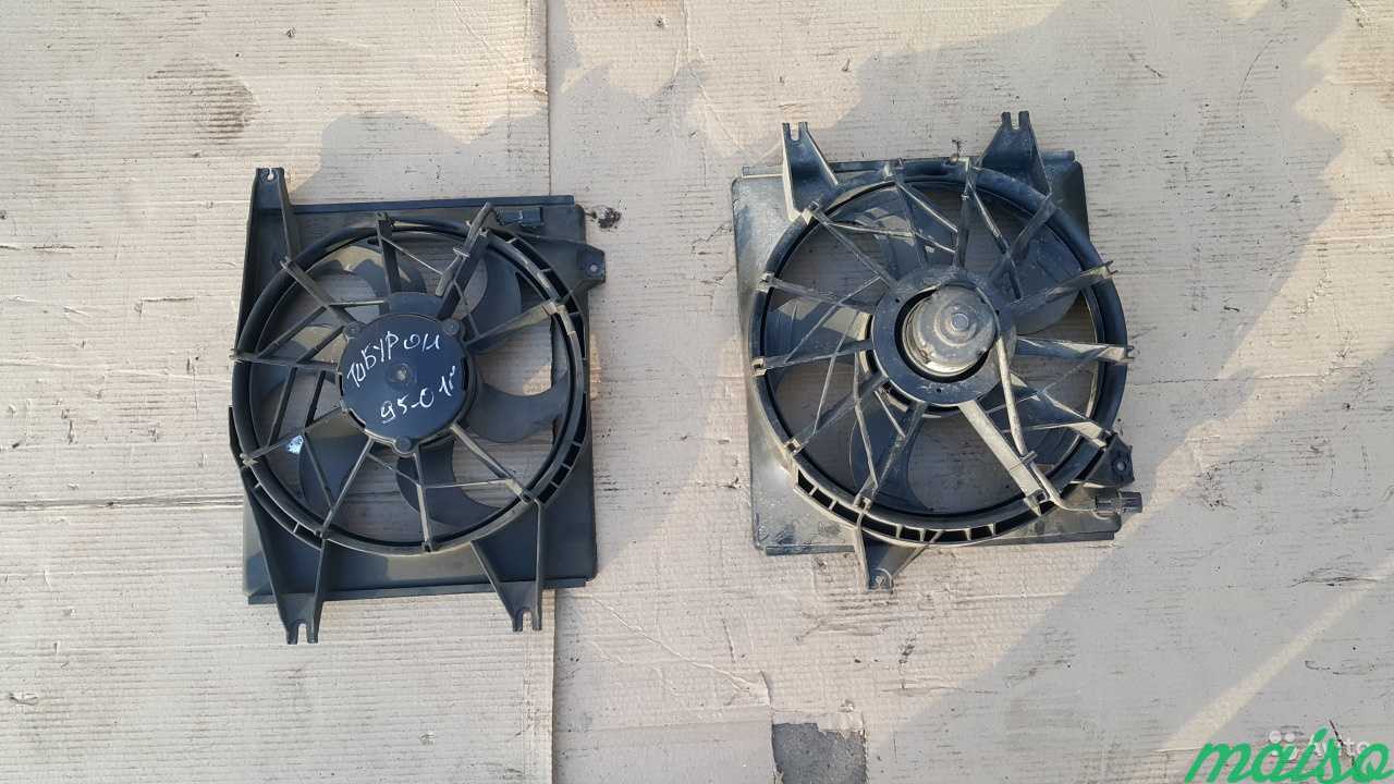 Вентиляторы охлаждения на Хундай Тибурон 97-01года в Санкт-Петербурге. Фото 1