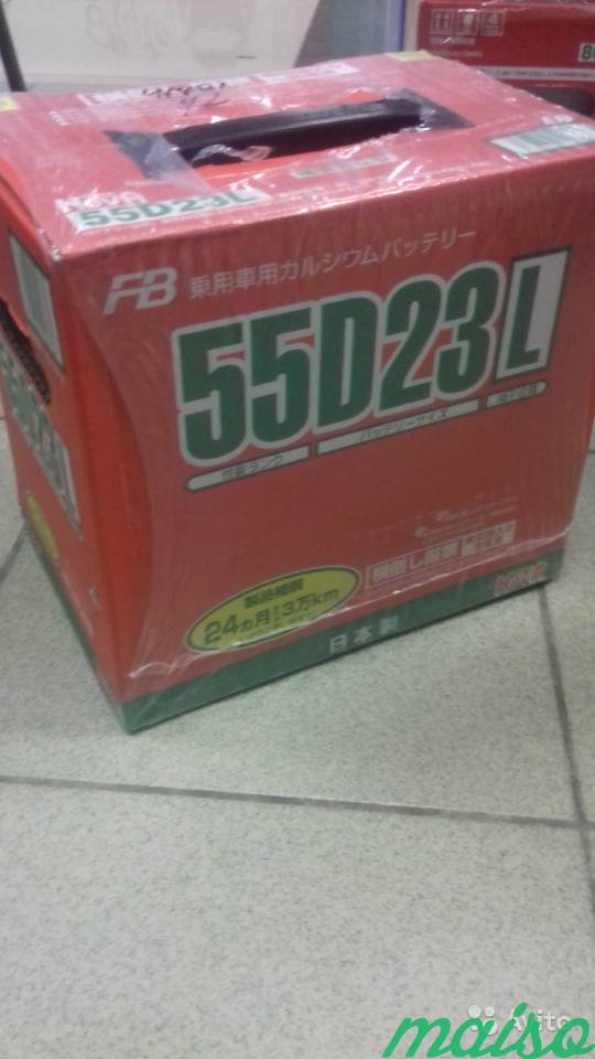 Аккумулятор FB FurukawaBatery 55D23L Made in Japan в Санкт-Петербурге. Фото 1