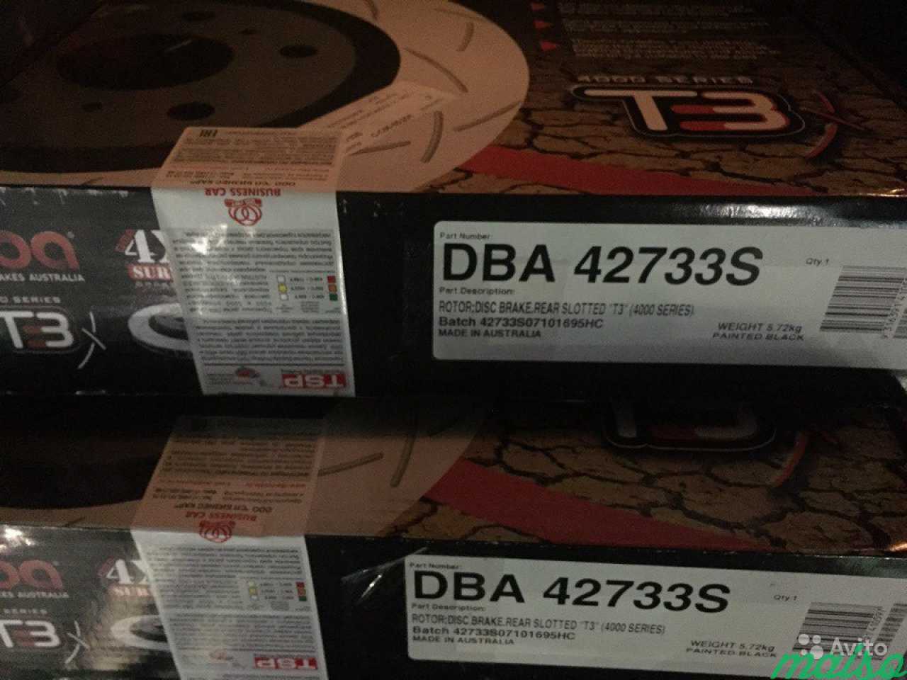 Задний тормозной диск DBA42733S Toyota Highlander в Санкт-Петербурге. Фото 2