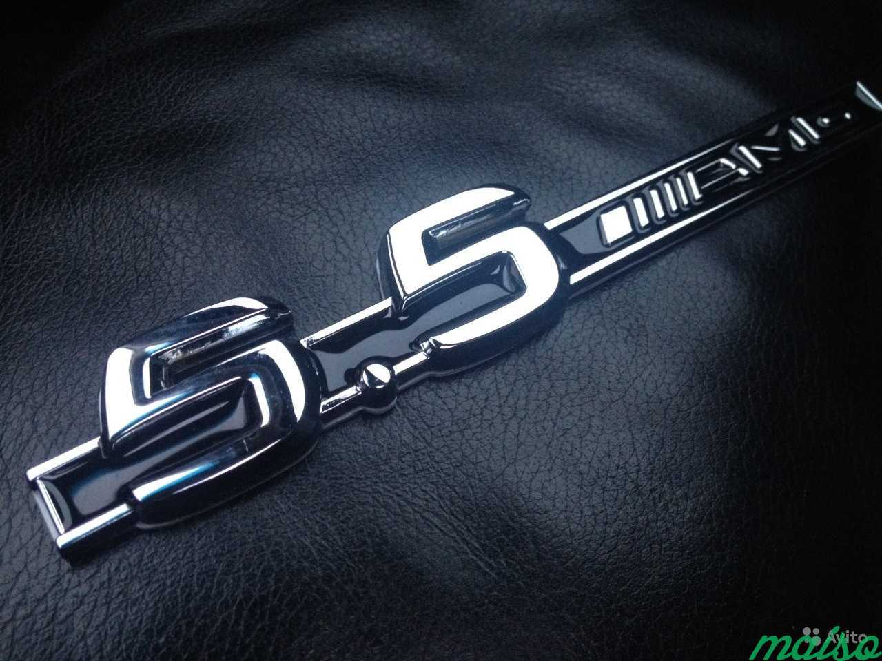 Эмблема AMG 3.2 5.5 6.3 металл неоригинал Mercedes в Санкт-Петербурге. Фото 1