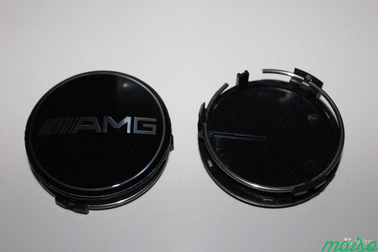 Колпачки на диски AMG mercedes benz черные в Санкт-Петербурге. Фото 3
