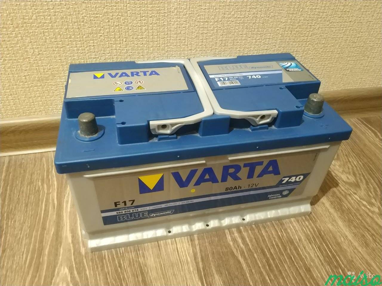 Аккумулятор Varta F17 80Ah 740A в Санкт-Петербурге. Фото 3