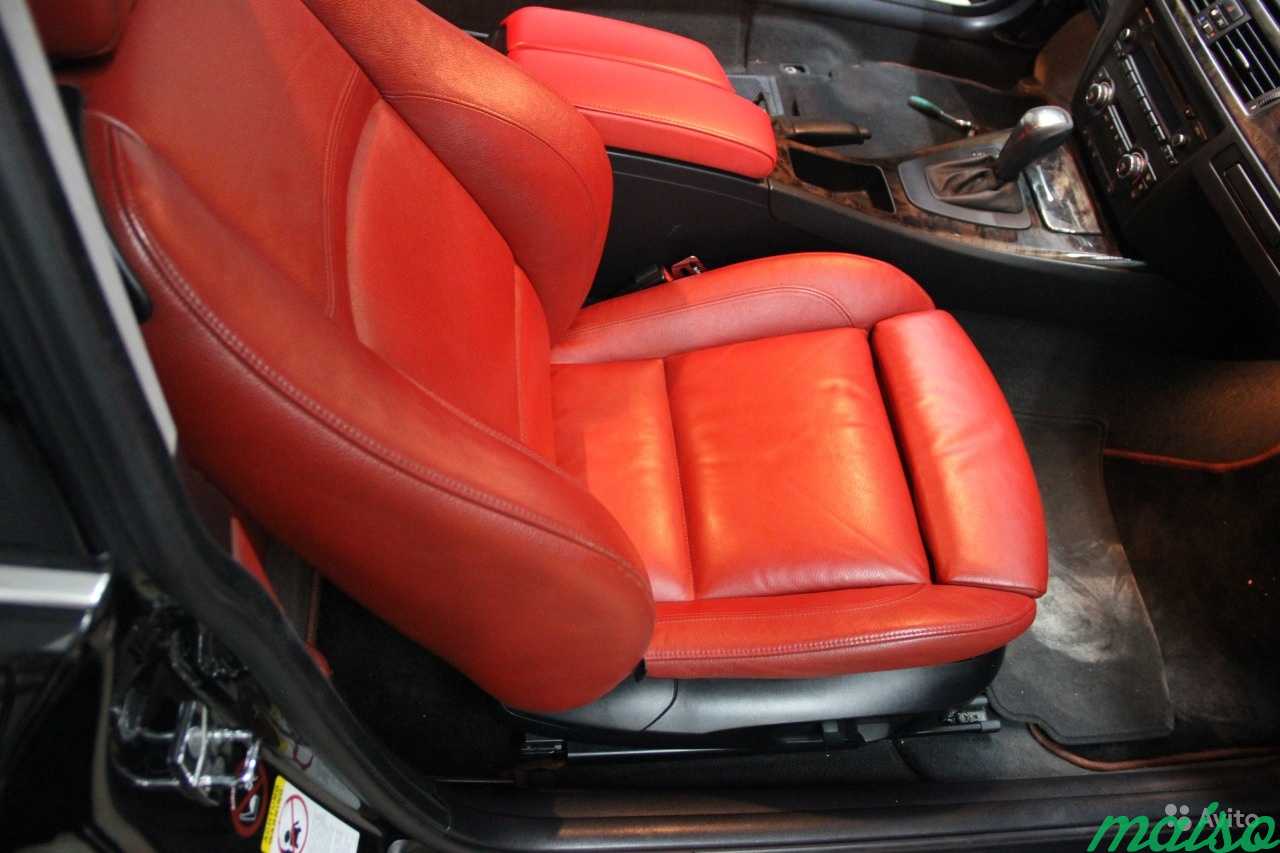 Красные сиденья БМВ е90