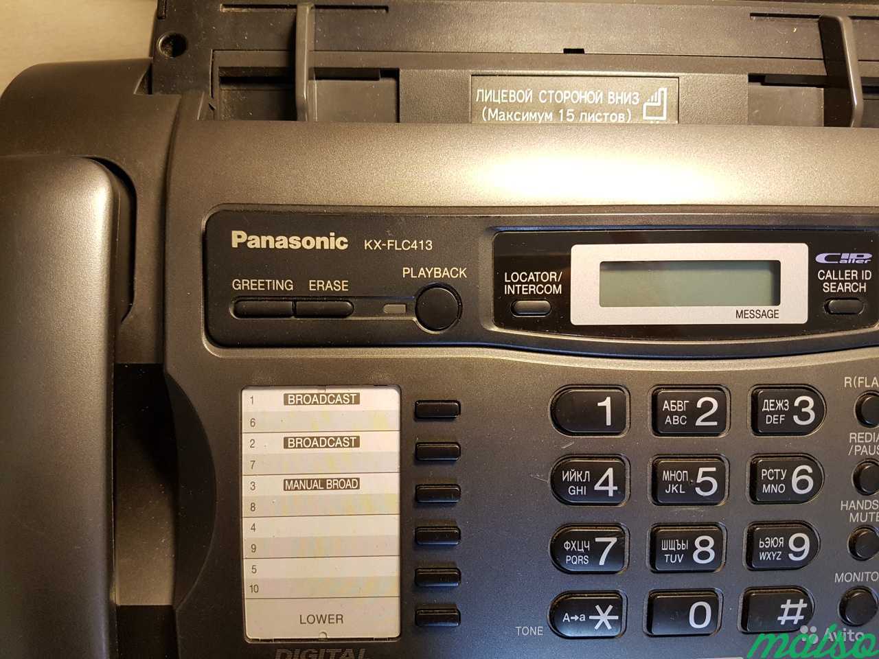 Телефон-Факс Panasonic KX-FLC413 в Санкт-Петербурге. Фото 6