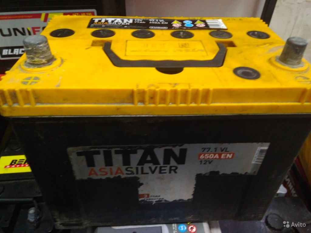 77Ач аккумулятор б/у Titan Asia Silver в Москве. Фото 1
