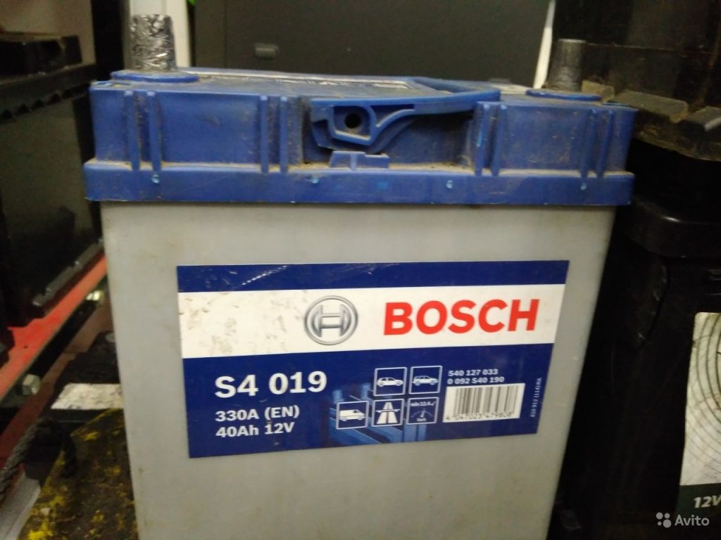 40Ач аккумулятор б/у Bosch S4 019 в Москве. Фото 1