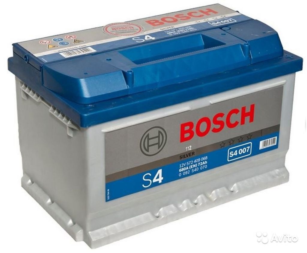 72Ач Аккумулятор Bosch Silver S4 007 в Москве. Фото 1