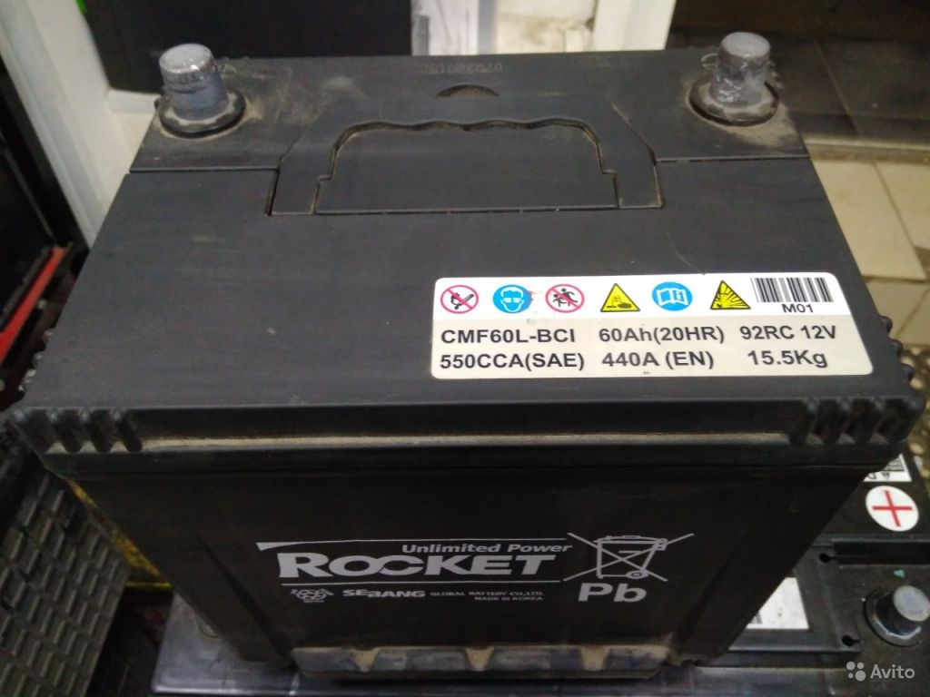 Аккумулятор rocket cmf60l bci