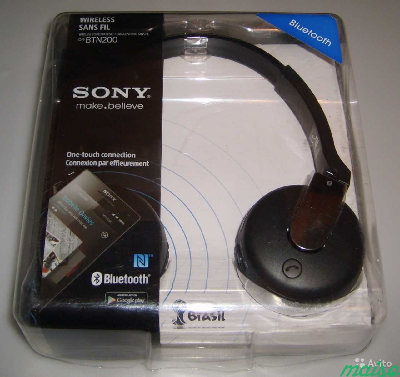 Наушники Bluetooth Sony DR-BTN200, новые в Санкт-Петербурге. Фото 5
